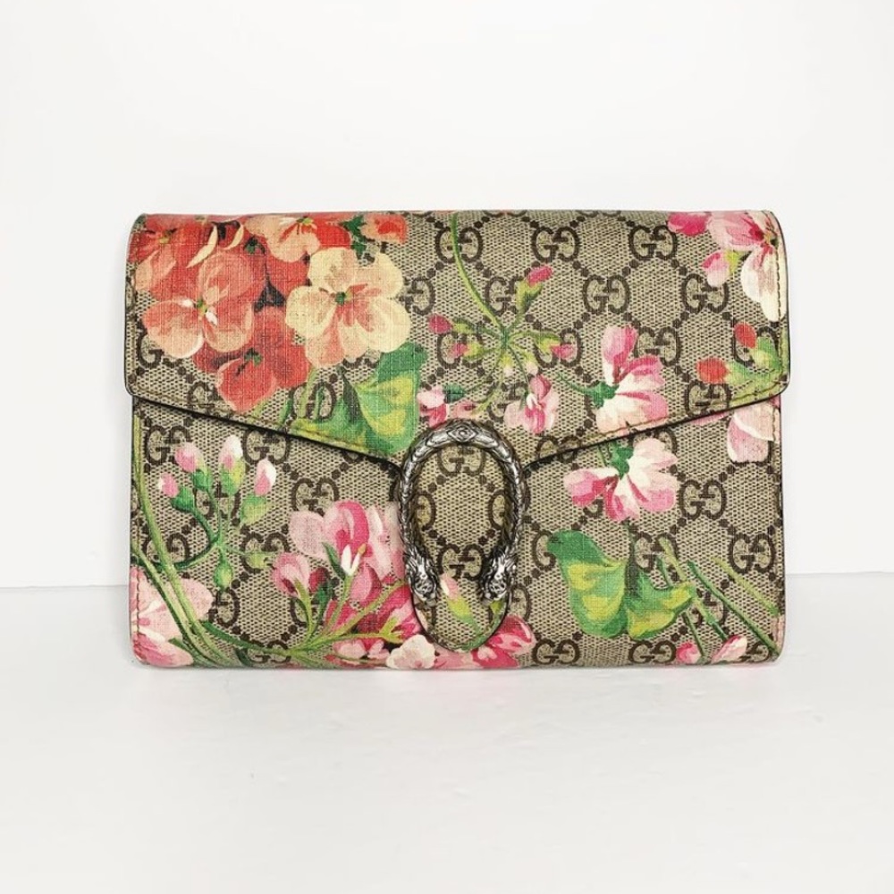 Gucci Dionysus Blooms print mini chain bag